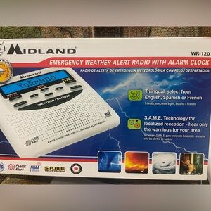 Midland WR-120 Emergency Weather Alert Radio Tri-lingual